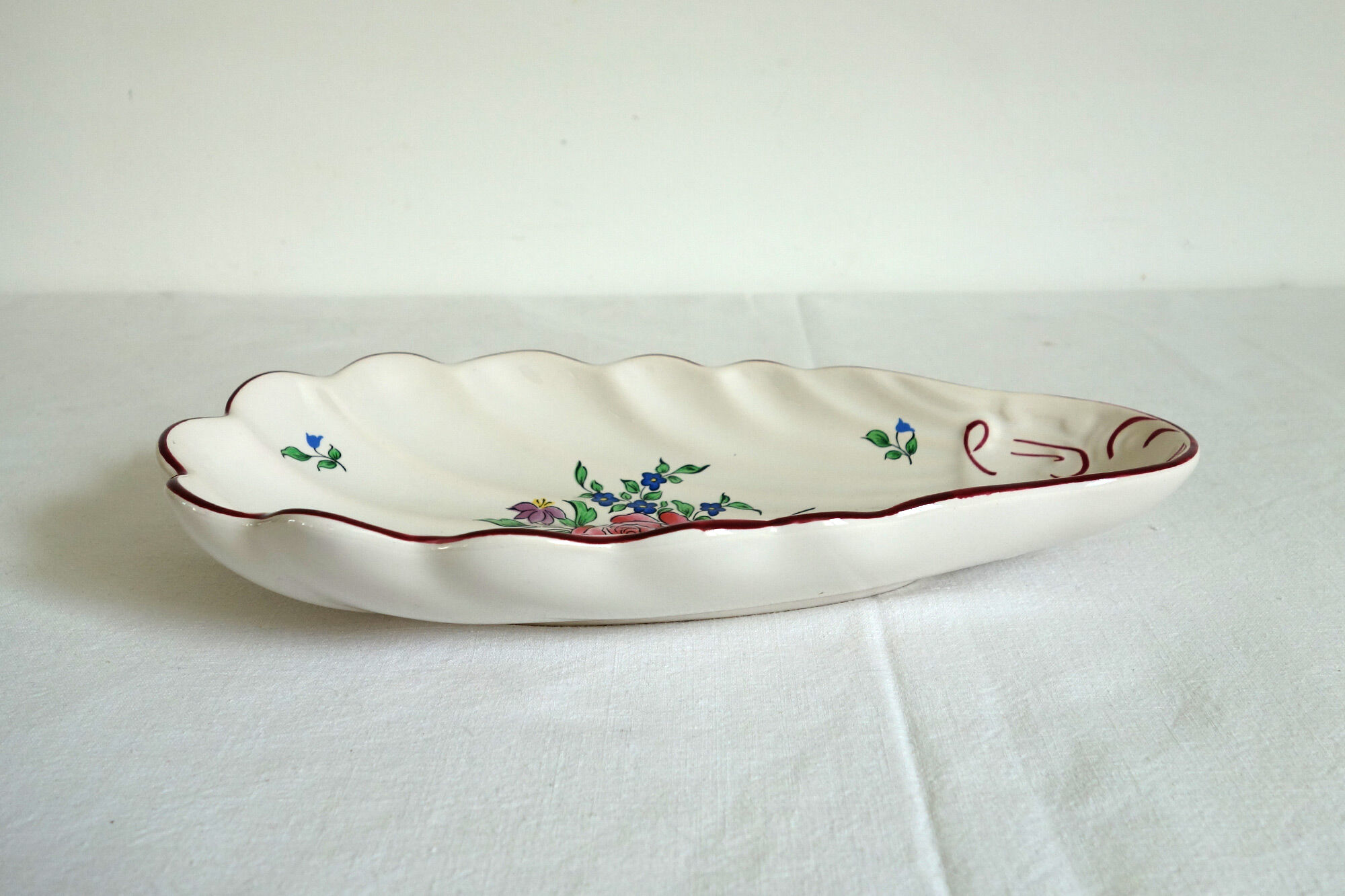 Earthenware ravier Lunéville K-G