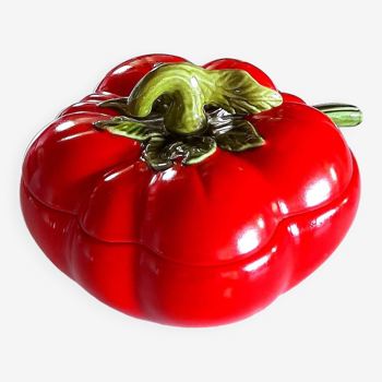 Ceramic tomato soup tureen