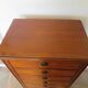 Semainier-Commode- 7 tiroirs-merisier-Style Louis Philippe-Pieds trapèze