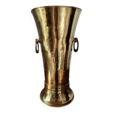Vintage brass umbrella stand