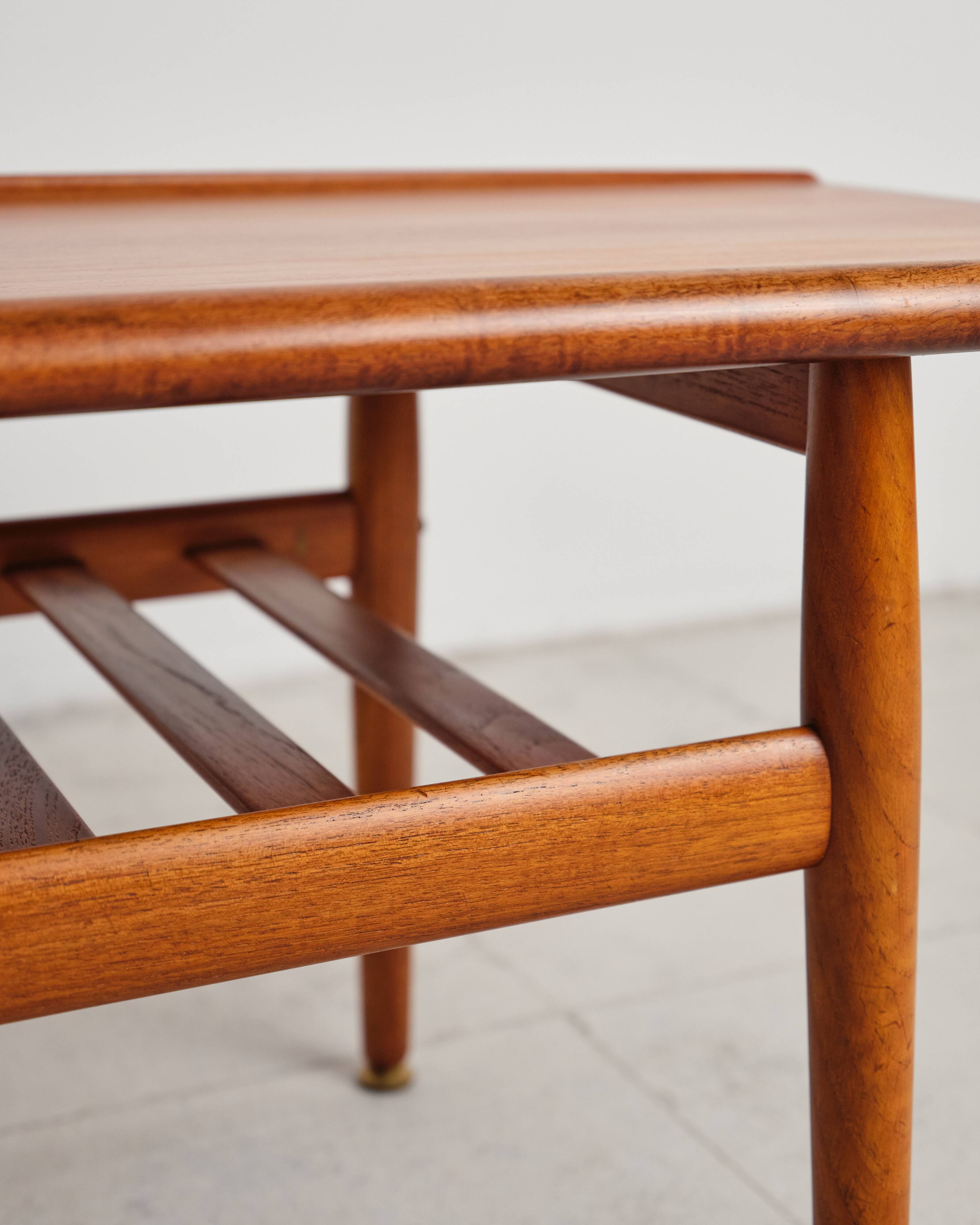 Large coffee table by Grete Jalk, Mid-Century Danish design.