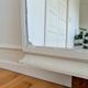 Large antique European full-length floor mirror, early 20th century