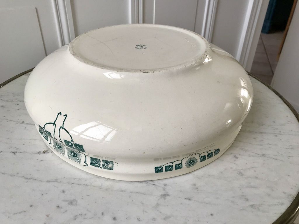 Toilet service in Iron Earth patterned "Brazza" 30-40s