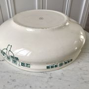 Toilet service in Iron Earth patterned "Brazza" 30-40s