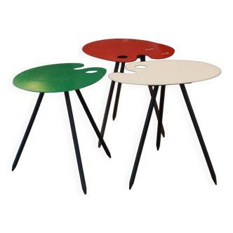 Lucien de Roeck, trio of “Pic-nic” tables for Expo 58