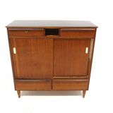 Meuble-comptoir de métier en acajou, Suède, 1950