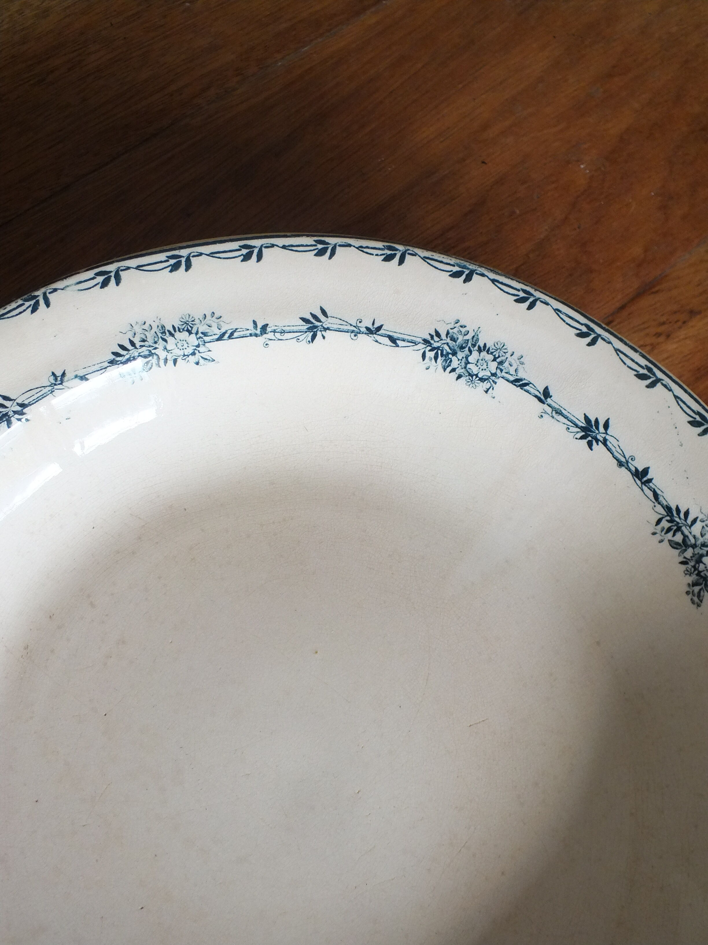 3-course round set in iron Salins Sartene earth