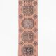3x11 Dark Salmon Turkish Runner Rug, 85x336Cm SK 5476