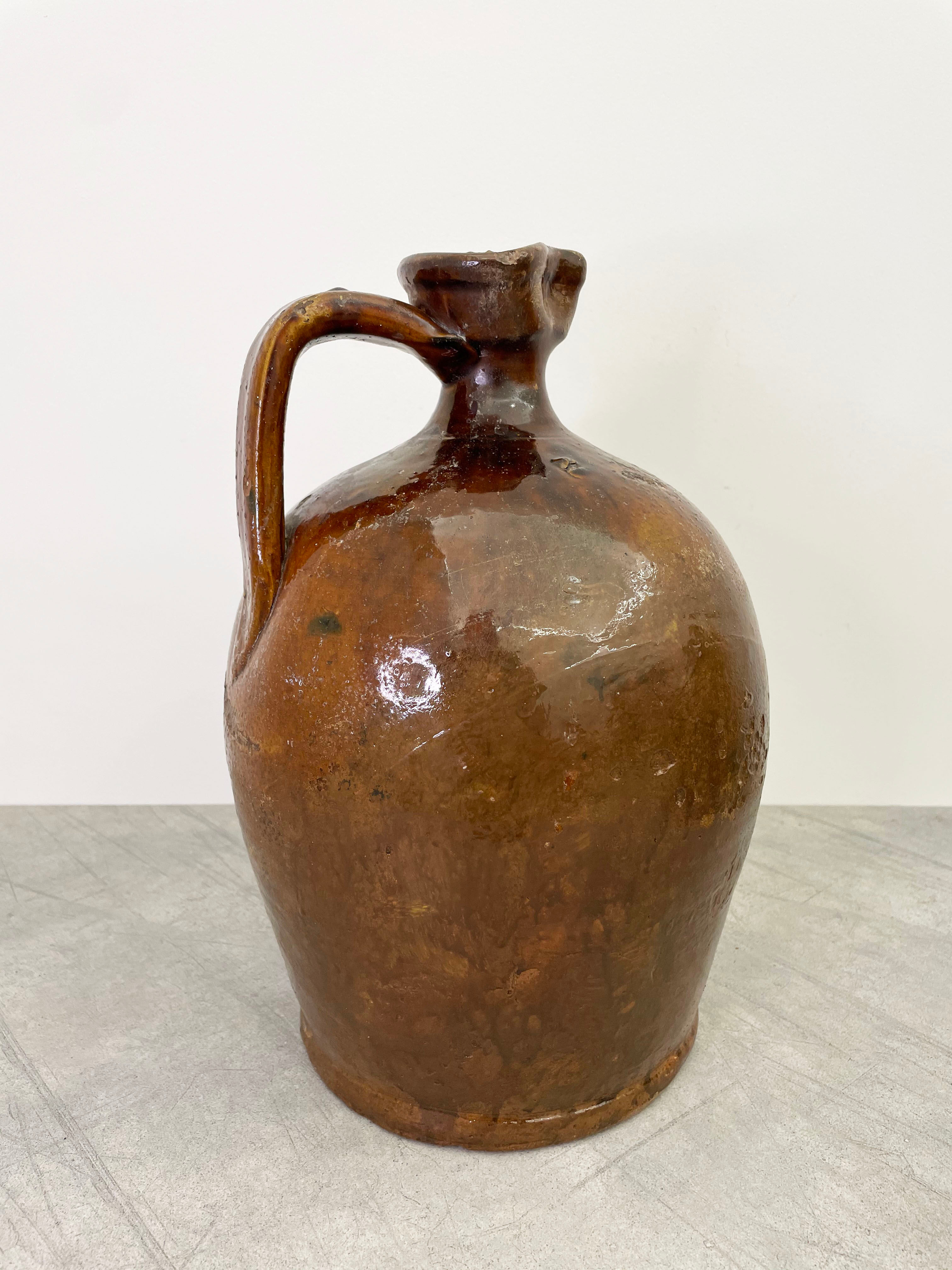 Antique Large Terracotta Jug