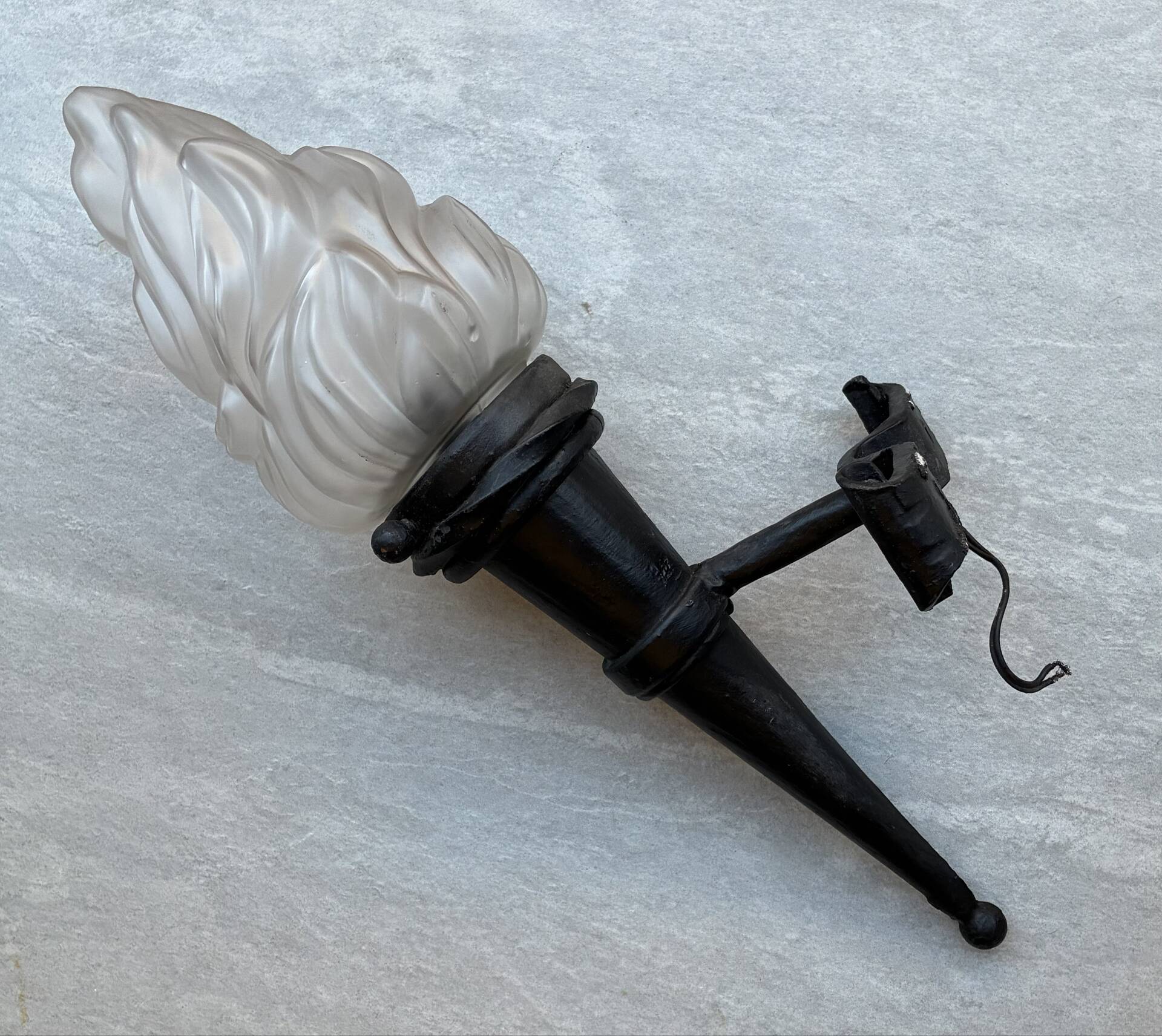 Torch wall light