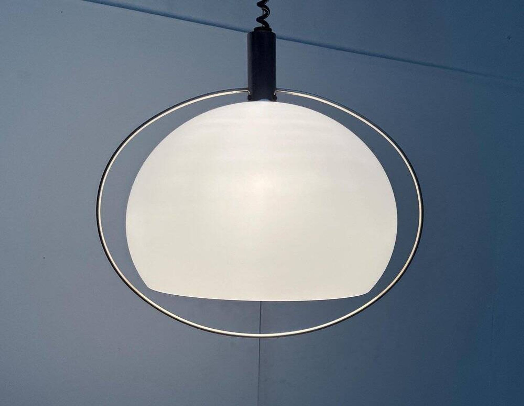Swiss pendant lamp from the space age of the mid-century by Temde, 1960s