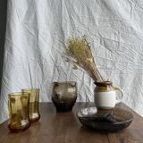 Smoked glass carafe