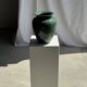 Large deep water green ceramic vase H26 D22