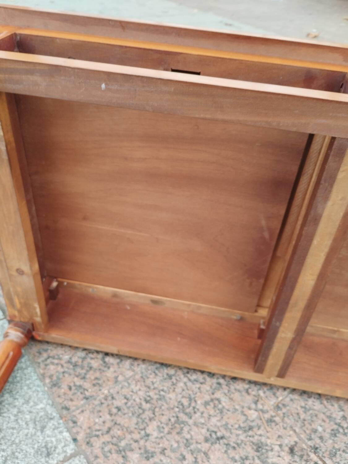 Antique flat desk in Louis XVI style
