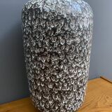 large Ceramic Black and White vase by Scheurich Germany model 546-40