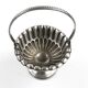 Art Nouveau sugar bowl, pewter or silver-plated metal, Sweden, early 20th century
