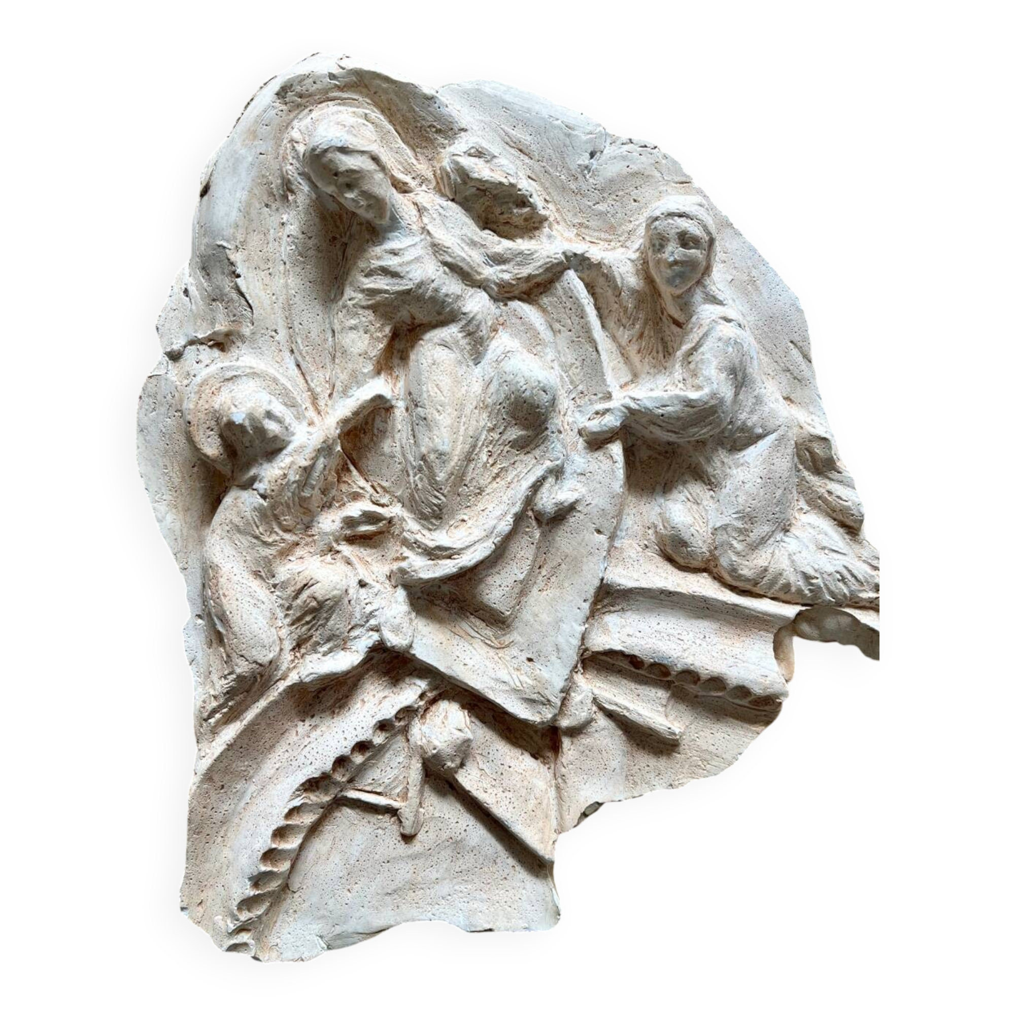 Plaster bas-relief