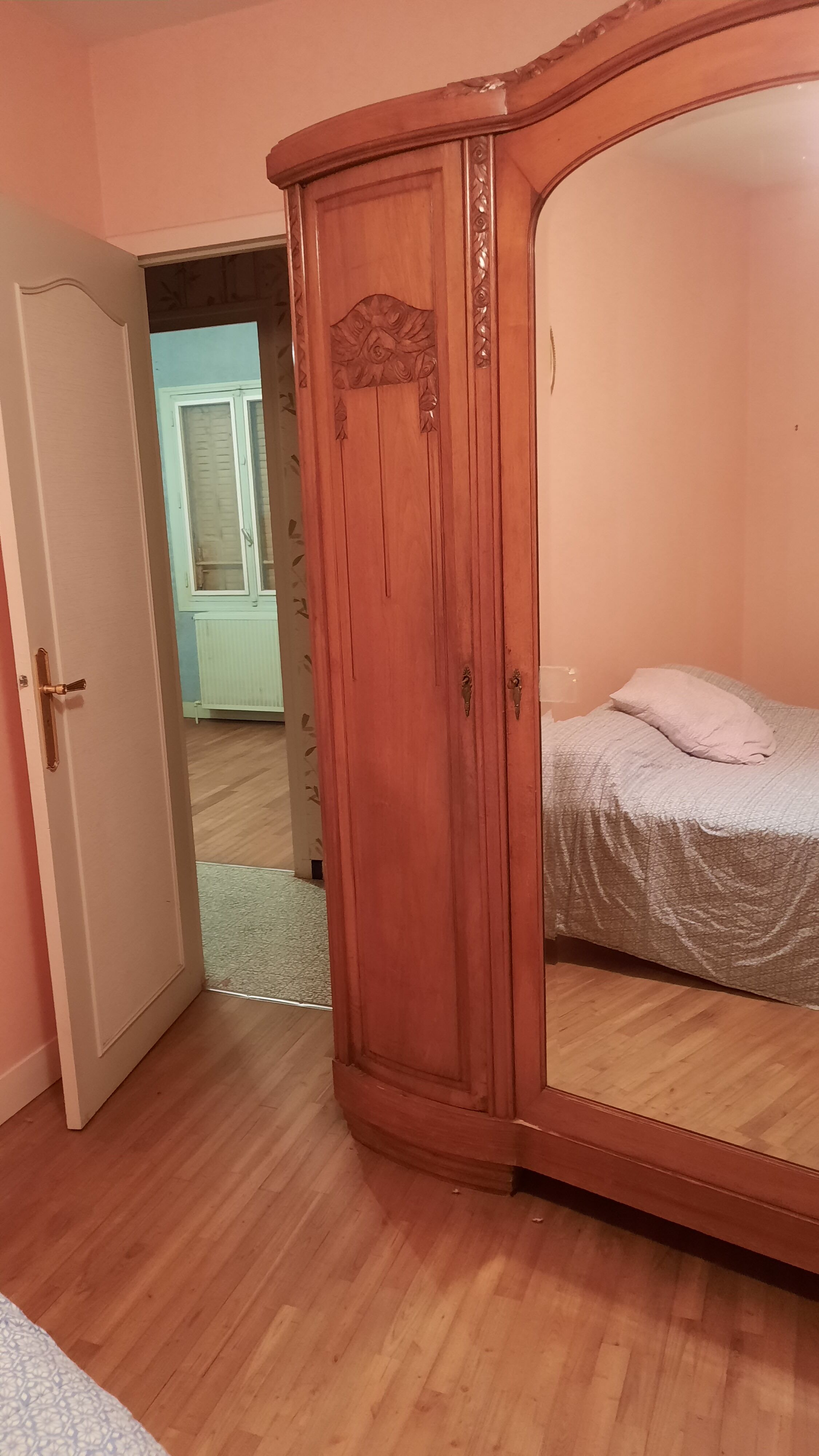 Art deco style wardrobe