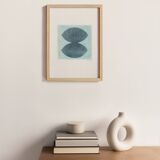 abstract illustration - M187 - painting signed Eawy