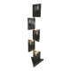 Lampadaire en métal perforé 80s