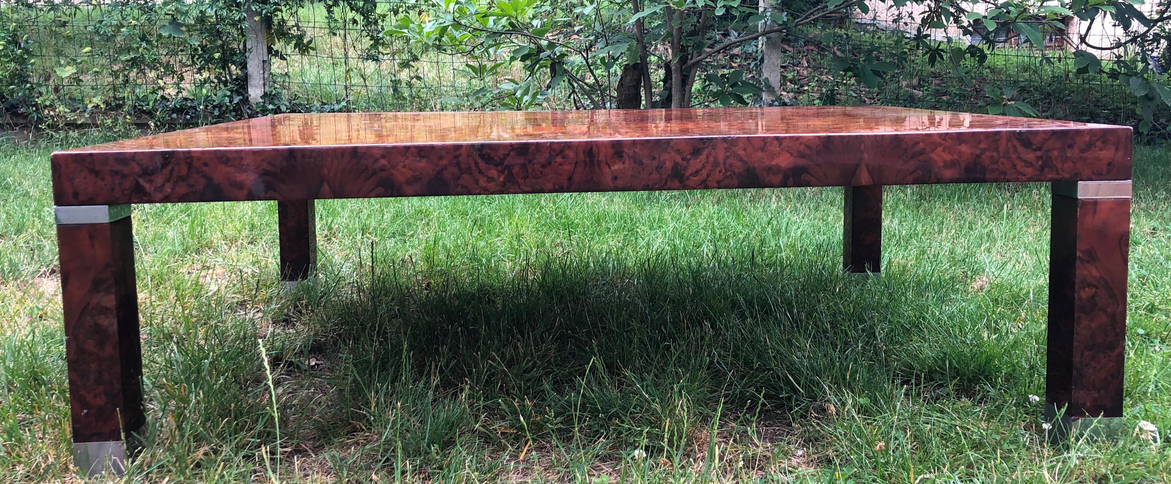 Vintage 1960 walnut table