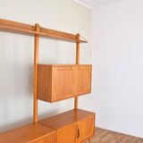 Mid-Century Teak Wall Unit by Kjell Riise for Rival Brodrene Jatogs, 1960s,