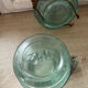 Lot de Bocaux anciens en verre