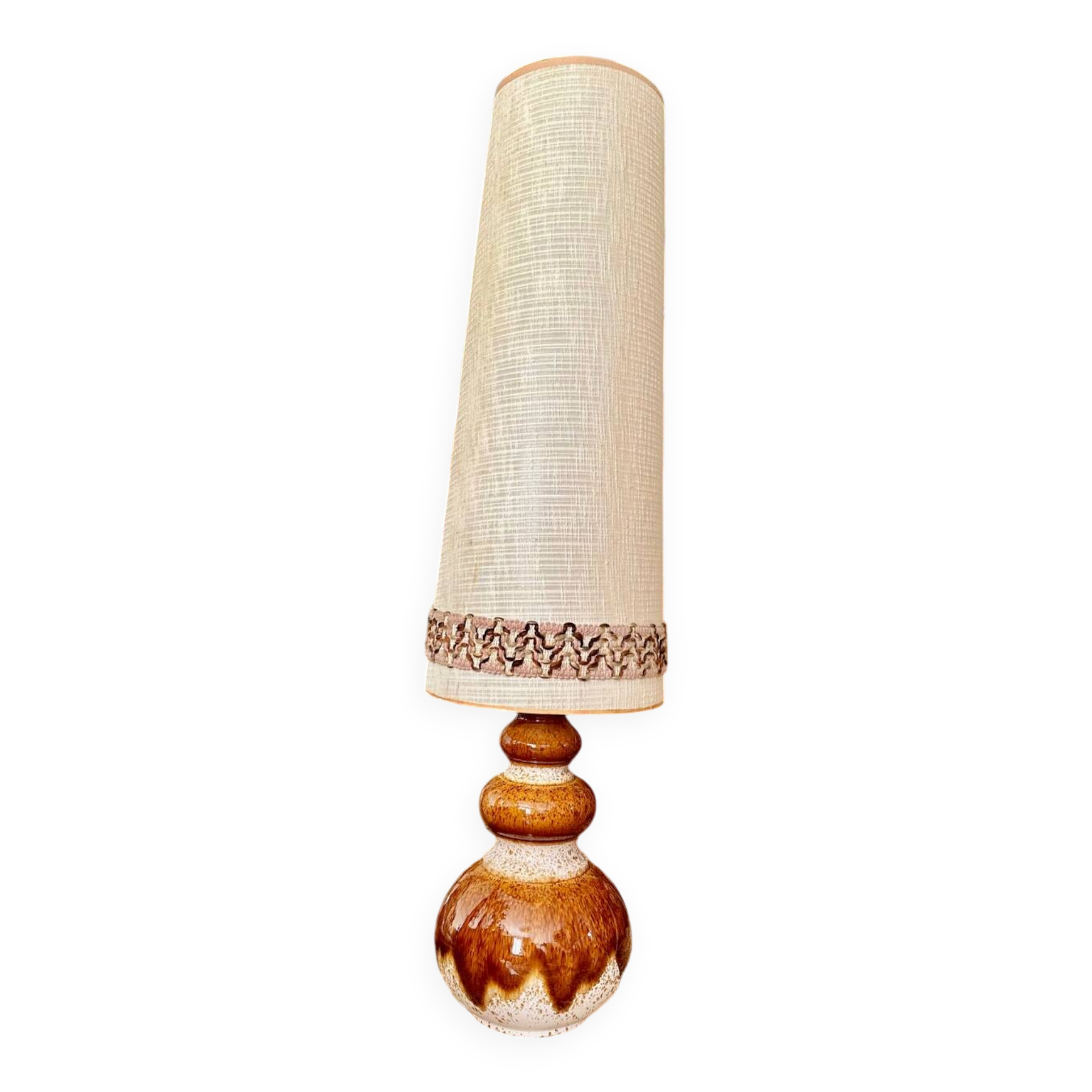 Vintage ceramic floor lamp from the 70s