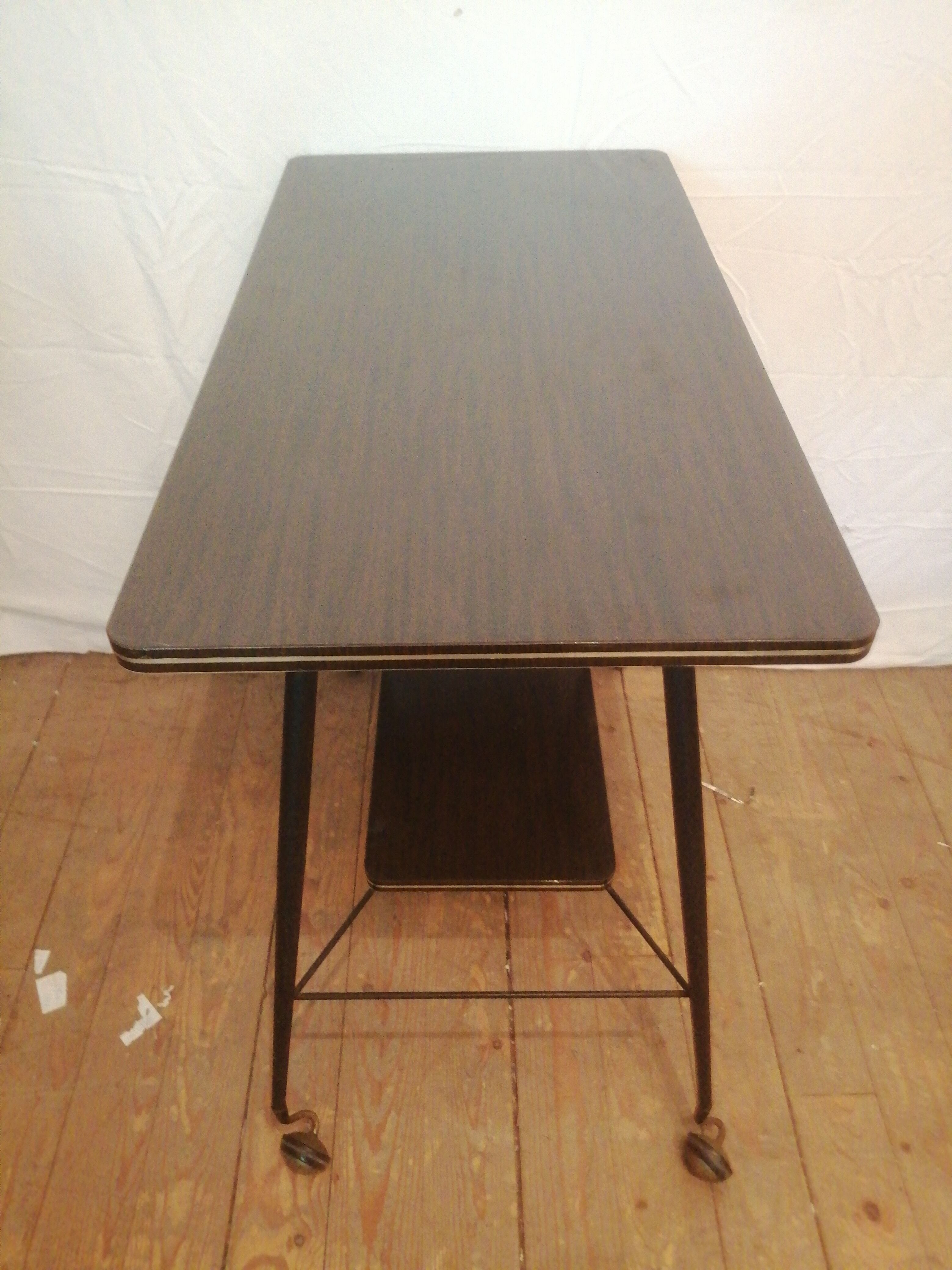 TV table years 60 varnished