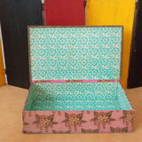Art-deco fabric box