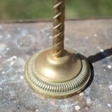 Bronze and brass floor ashtray, satyr, side table, decor.