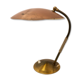 1950s color saucer lamp