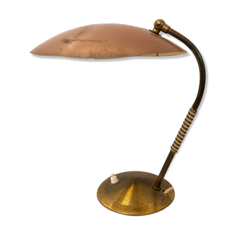 1950s color saucer lamp