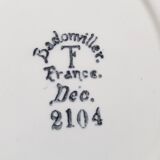 Set of 4 Badonviller soup plates