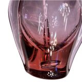 Glass vase, designed by M. Klinger, Železny Brod Sklo, Czechoslovakia, 1960s.