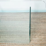 Glass coffee table