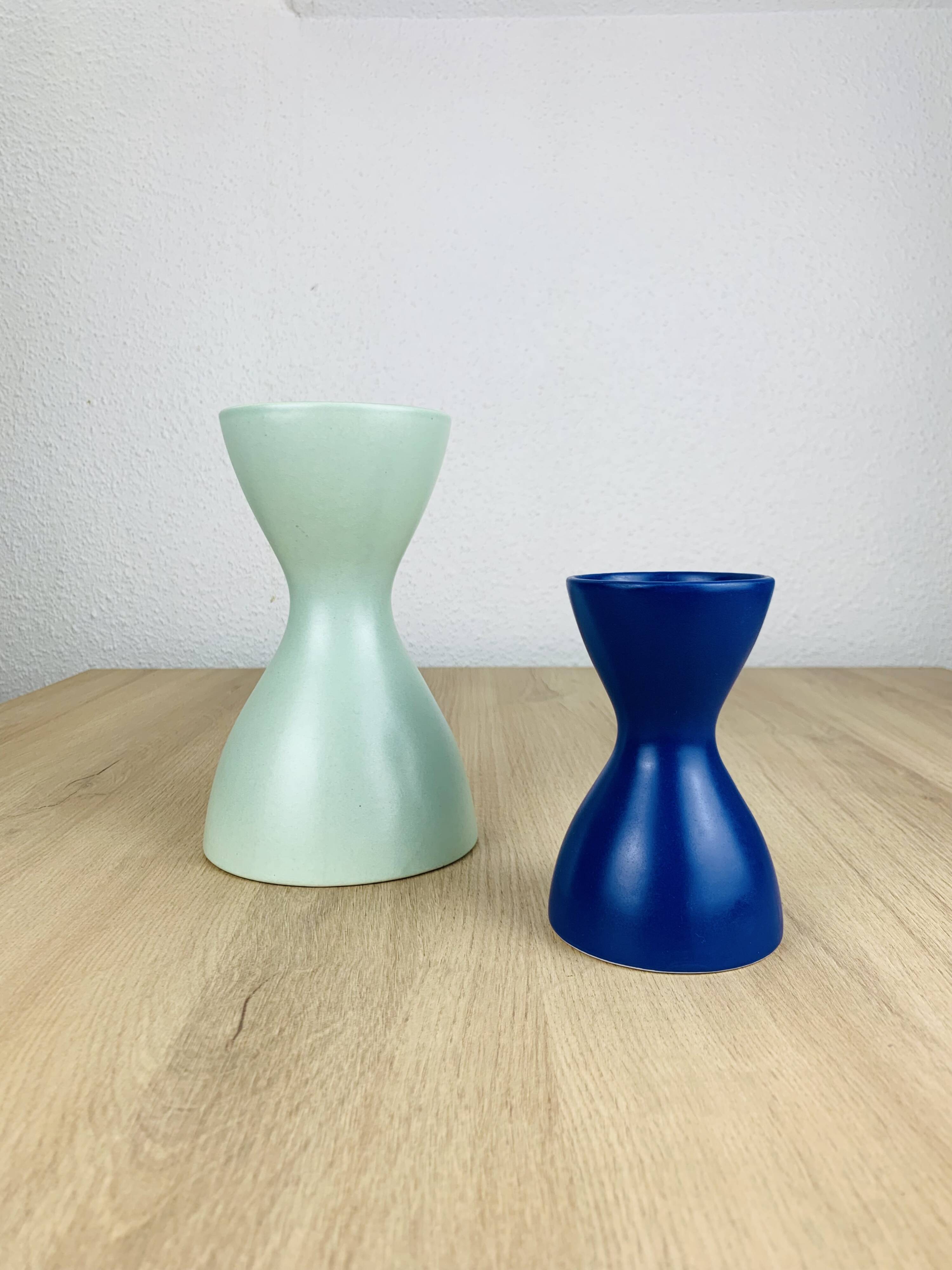 2 diabolo ceramic vases by Anne Nilsson & Maria Vinka for Ikea