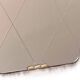 Art Deco engraved mirror in brass, 1950s