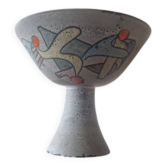 Large bowl Marius Bessone Vallauris