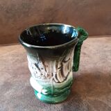 slip stoneware mug