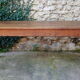 Oak farmhouse table turned legs