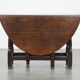 Very beautiful antique English oak gateleg table with an excellent patina