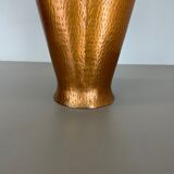 Original Metal Copper Brutalist Hollywood Regency Umbrella Stand Germany, 1970s
