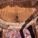 Pair of caned convertible armchairs Louis XV period