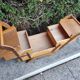 Sewing table, box wood vintage Scandinavian design