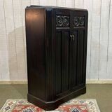 1930s English oak student wardrobe