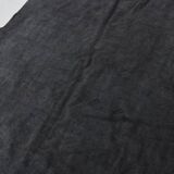 6x7 Charcoal Handwoven Anatolian Kilim Rug, 172x218 Cm