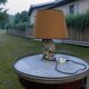 Lampe à poser en céramique peinte à la main – style provençal vintage