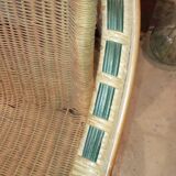 Fauteuils rotin ancien