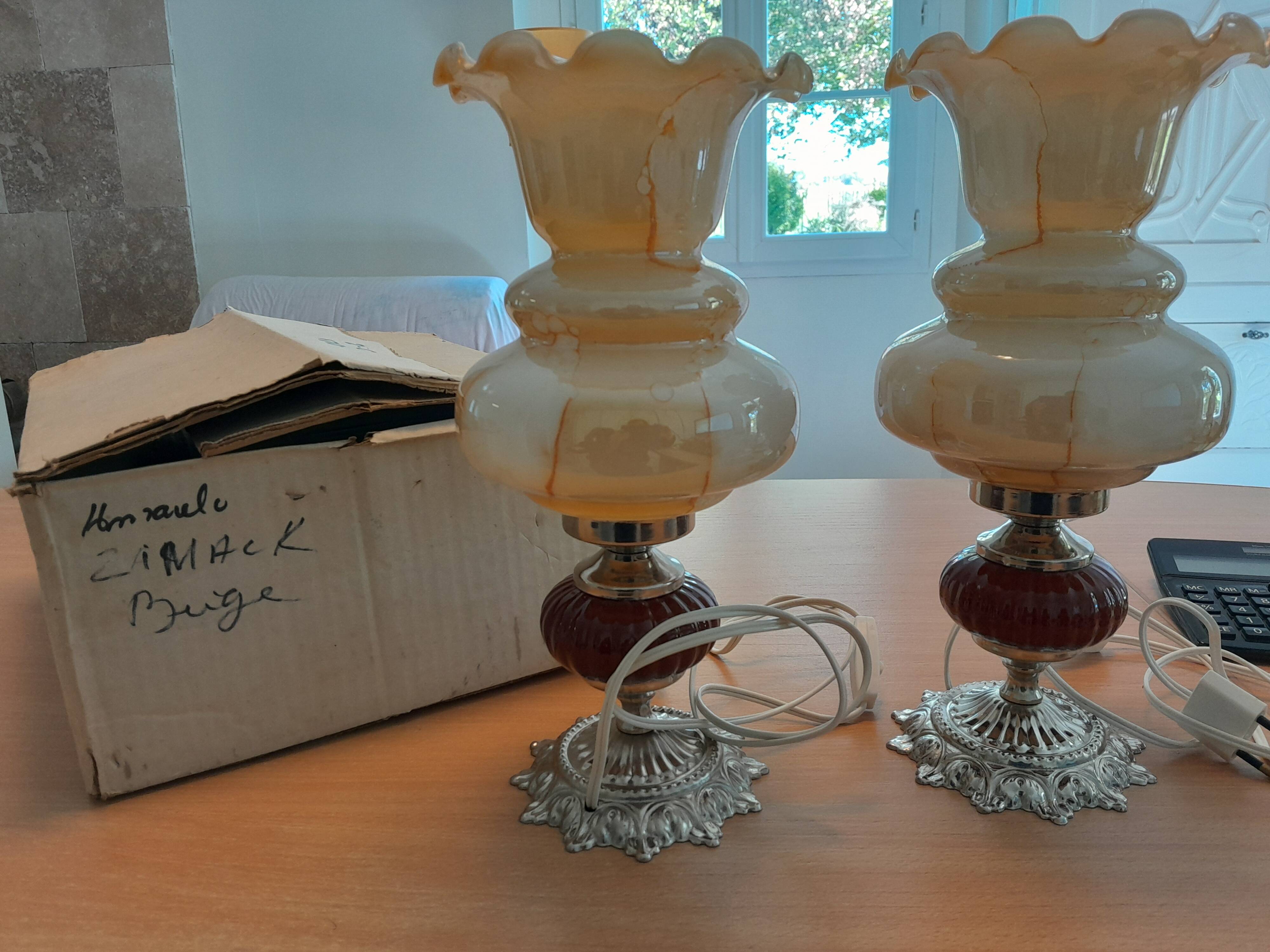 un lot de 2 lampes